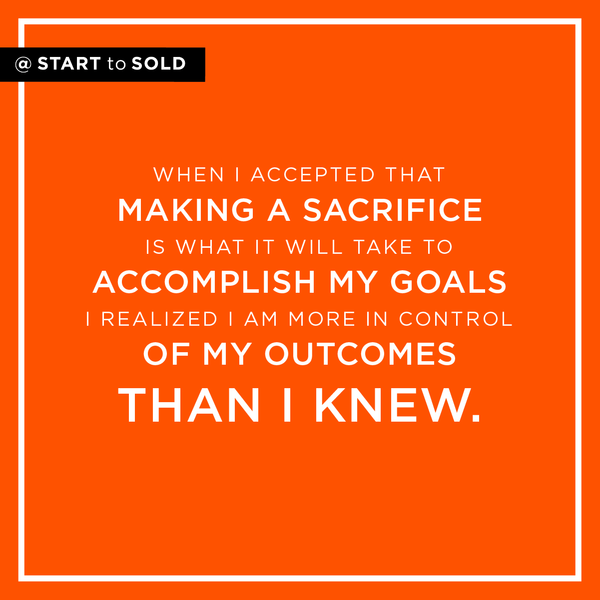 Giving Up Something To Get Your Dreams - Brand New House!